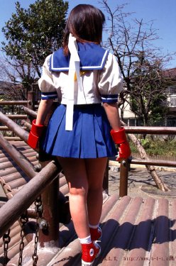 [BLT-Pre05] (Miyo Ozawa) - Sakura Kasugano @ Street Fighter Zero