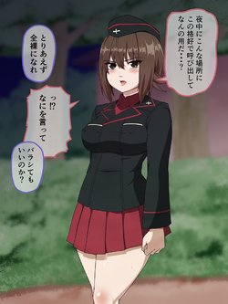 [Wood Porry] 全裸野外放尿西住まほさん (Girls und Panzer)