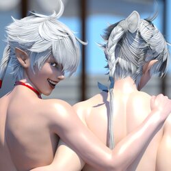 [oofoe] Elezen Butts (Final Fantasy XIV)