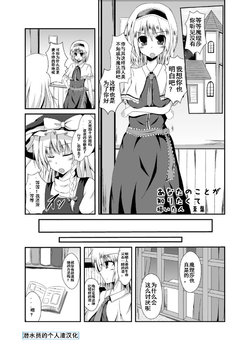 [Naba] Anata no Koto ga Shiritakute (Touhou Project) [Chinese] [潜水员汉化]