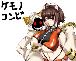 Makoto Nanaya and Taokaka from BlazBlue