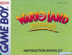 Wario Land 1, 2, 3, 4, Virtual Boy And Shake It Manuals