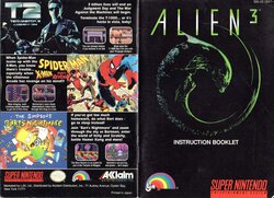 Alien 3 (1993) - SNES Manual