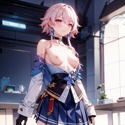 [Sirius9940K]Sexy March 7th -No Mosaics (Honkai: Star Rail) [AI Generated]（47P）