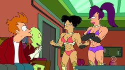 Futurama in and above the ring