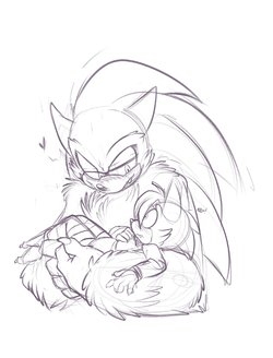 [Kayla-Na] Pregnant Kayla & Sonic the Werehog (Sonic the Hedgehog)