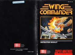 Wing Commander (Super NES (Super Famicom)) Game Manual