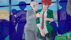 [MrImpy] Tomo-Chan NTR in Bus and at school