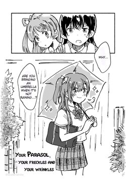 [Masshiro Shirosuke (White)] Anata no Higasa to Shimi to Shiwa | Your parasol, your freckles and your wrinkles (Natsu no Okurimono) (Love Live!) [English] [MMAG Translations] [Digital]