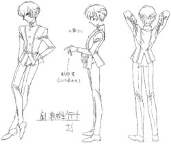 Shoujo Kakumei Utena Animation Reference Materials Settei