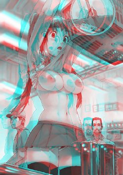 Anaglyph 3D Girls 2.