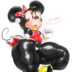 [Angelauxes] Minnie's Panty Flash + Bukkaked