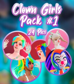 [Supercasket] Clown Girls Pack #1