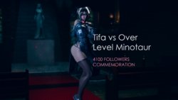 Tifa vs Overlevel Minotaur