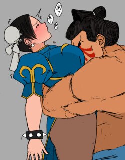 [Sanman-Drill] Chun-Li VS. Edmond Honda (Street Fighter) [Japanese + English]