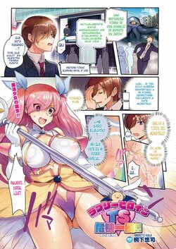 [Kirimoto Yuuji] Lovely Heroine TS Kikiippatsu!! | Gender Bender Lovely Heroine - Close Call!! (COMIC Unreal 2019-06 Vol. 79) [Spanish] [MercTranslations] [Digital]