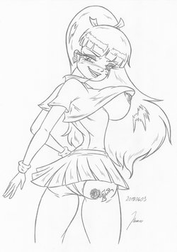 Pacifica, Wendy_Gravity Falls Sketches work_1