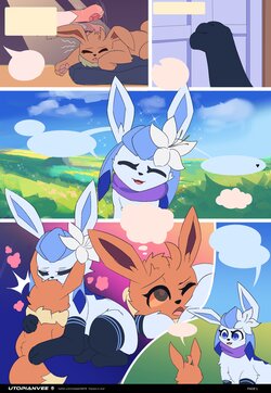 [UtopianVee] Glaceon in Love (Pokemon) [No Text] [Ongoing]