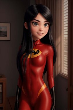 Violet Parr Sure Has Blossomed - GeneticPerfectionAI [AI Generated]