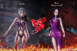 [NaughtyNeighbor] Boa Hancock VS IVY Death Battle (GURO WARNING)【海賊女帝VS艾薇】賭上尊嚴和大腿！人氣性感女王間的生死格鬥~！