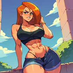 [AI Generated] Kim Possible (Poosan)