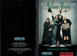 The Addams Family (1992) - SNES Manual