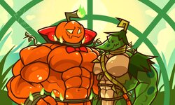 [LaNoPoli] Jack O' Lantern + Lima-Pleurodon (Plants vs. Zombies)