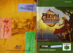 Aidyn Chronicles (Nintendo 64) Game Manual