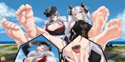 [Rankerhen] Azur Lane - Prinz and Zeppelin giantess