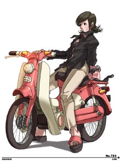 The Girl on a Motorcycle