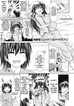 [Makinosaka Shinichi] Ichinichi Maid Cafe (COMIC Megastore 2008-07) [Portuguese-BR] {Hentai Pie}