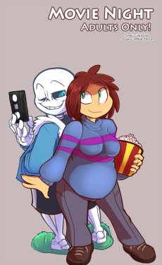 [Kayla-Na] Movie Night (Undertale) [Russian]