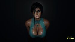 [Pyro] [3D] Lara Puts Her Breasts to Good Use