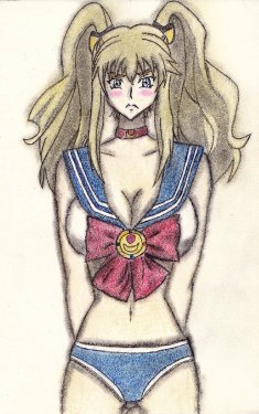 Sailor Moon Peach John Lingerie fanart