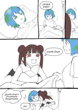 [Theterm] A emotional story of Earthchan and Coronachan (Spanish) [Ayanokoji el pelao]