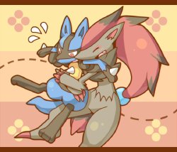 [Hui C] Zoroark x Lucario (Pokémon)