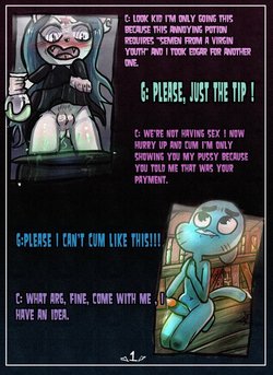 [KurOki-hOllOw] Virgin Milking (The Amazing World of Gumball) (The Summoning)