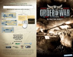 Order of War (PC (DOS/Windows)) Game Manual