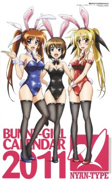 Nyantype Bunny-Girl Calendar 2011