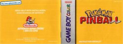 Pokemon Pinball (Game Boy Color) Game Manual