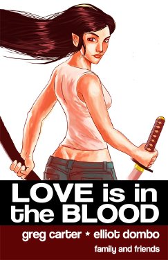 LOVE is in the BLOOD webcomic, volume 1
