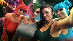 [Rigid3D] Futa V and Judy x Us Cracks (Cyberpunk 2077)