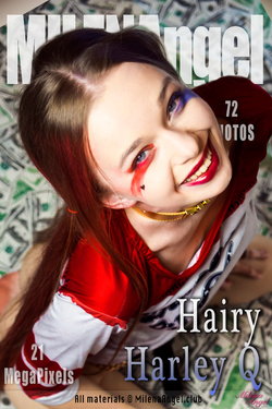 Milena as Hairy Harley Quinn