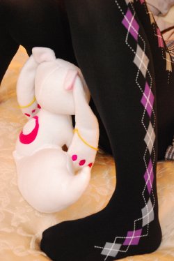 homura pantyhose With kyubey