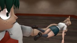 [3D] Midoriya Feels Up Mini Himiko Toga