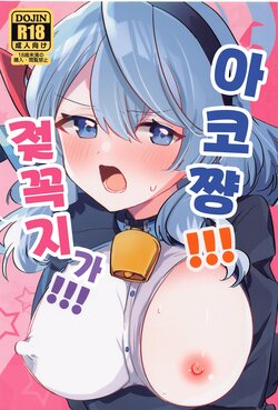 (COMIC1☆20) [Chimuya (Chimiya)] Ako-chan!!! Chikubi ga!!! | 아코 쨩!!! 젖꼭지가!!! (Blue Archive) [Korean]