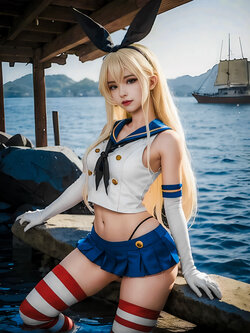 Shimakaze AI Photorealistic Girl #24 [AI Generated]