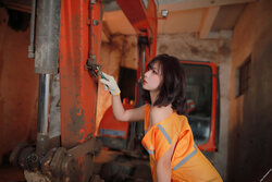 Yuuhui玉汇 - Excavator Girl