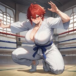 Tomo-chan's last battle [AI Generated]