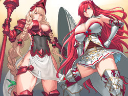 [Obui] Zettai Makenai Alexiel & Athena (Granblue Fantasy) [Textless]